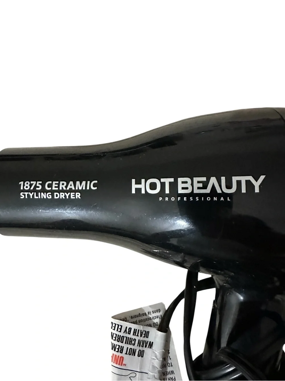 1875 Ceramic Styling Dryer - Black
